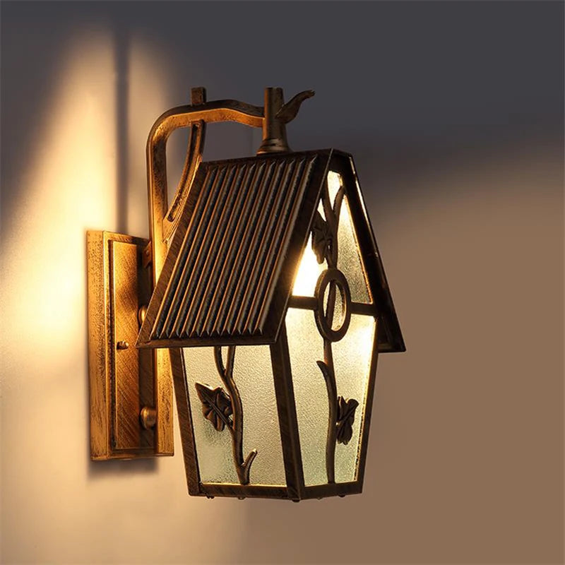 Retro-Wandleuchte Für Außenbereiche – Stilvolle Lichtakzente Mit Vintage-Charme 1
