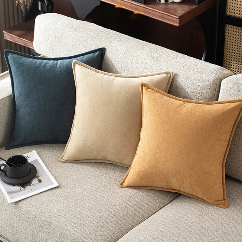 Retro Weiche Chenille Kissenbezug – Elegantes Design Für Stilvollen Komfort 2