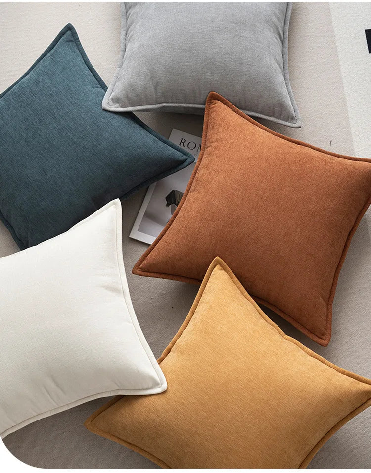 Retro Weiche Chenille Kissenbezug – Elegantes Design Für Stilvollen Komfort 4