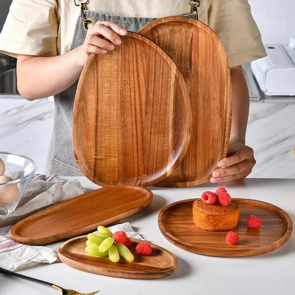 Royal Akazienholz Serviertablett – Stilvolles Design für Jedes Ereignis 5