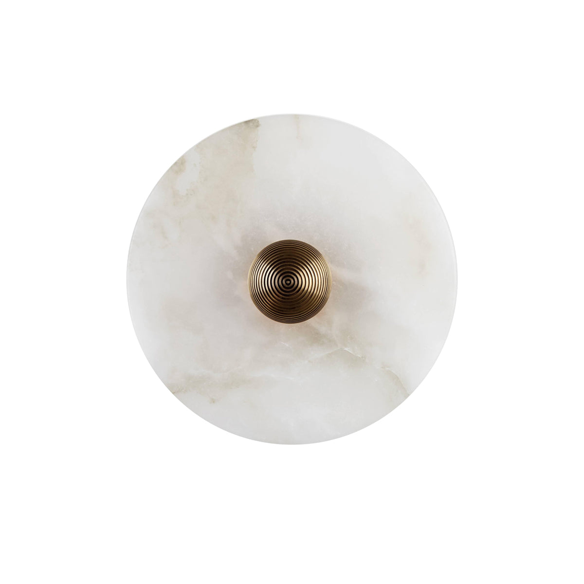 Runde Alabaster Wandleuchte – Stilvolle Lichtquelle für Elegante Räume 10