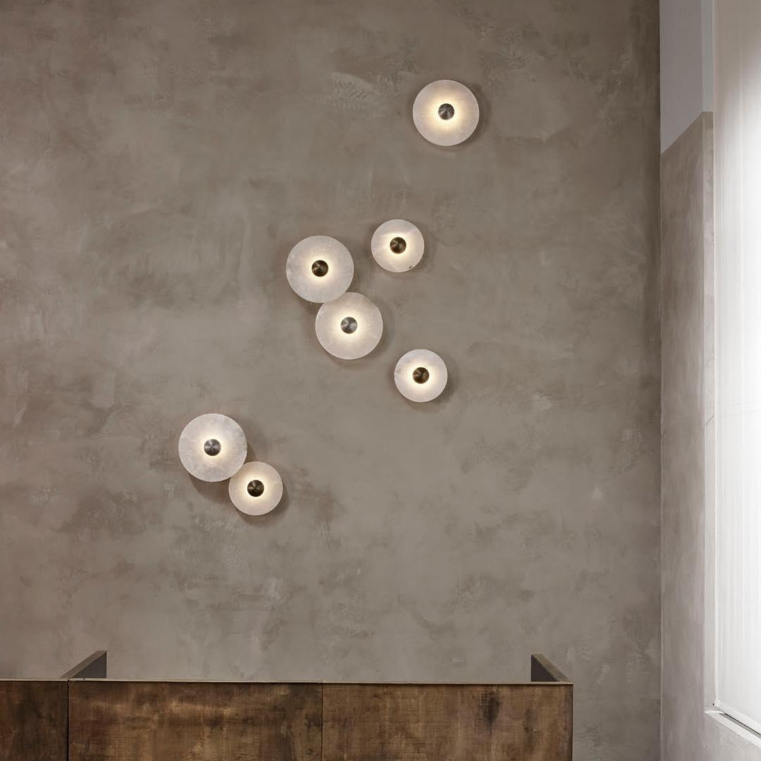 Runde Alabaster Wandleuchte – Stilvolles Licht Mit Eleganten Akzenten 2