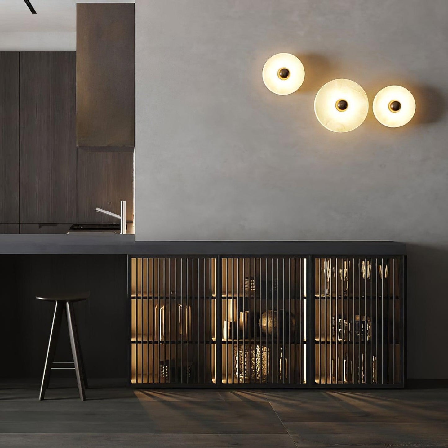 Runde Alabaster Wandleuchte – Stilvolles Licht Mit Eleganten Akzenten 3
