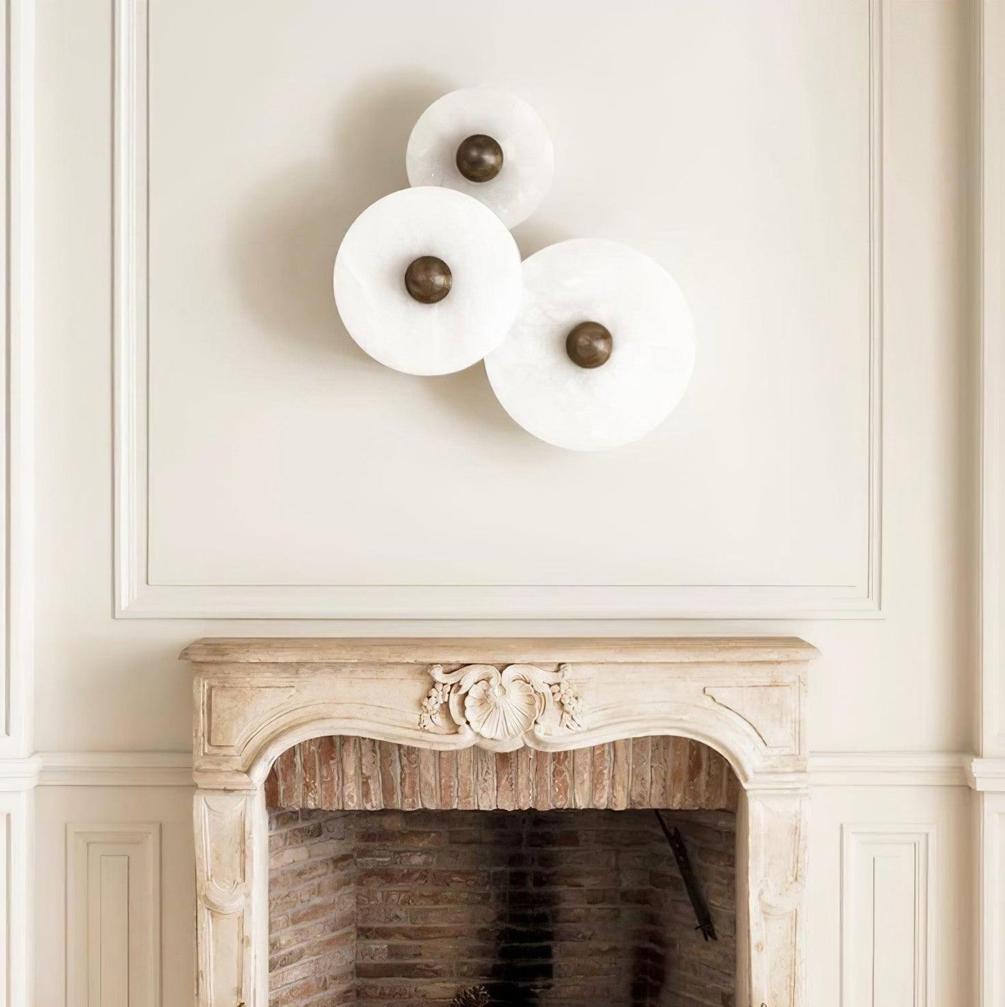Runde Alabaster Wandleuchte – Stilvolles Licht Mit Eleganten Akzenten 4