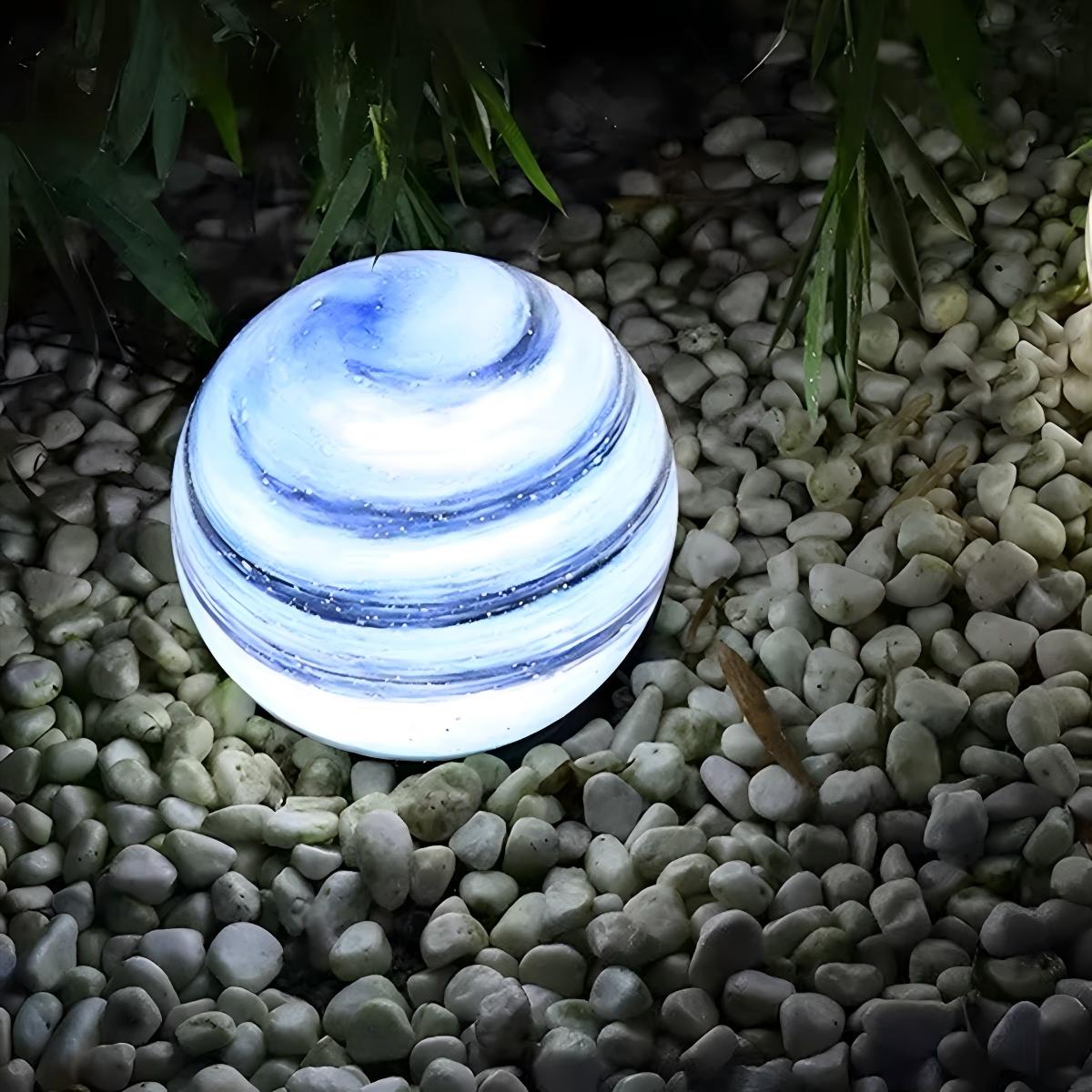 Runde Glas Planeten Design – Wasserdichte Außenleuchten Für Einladende Atmosphären 7