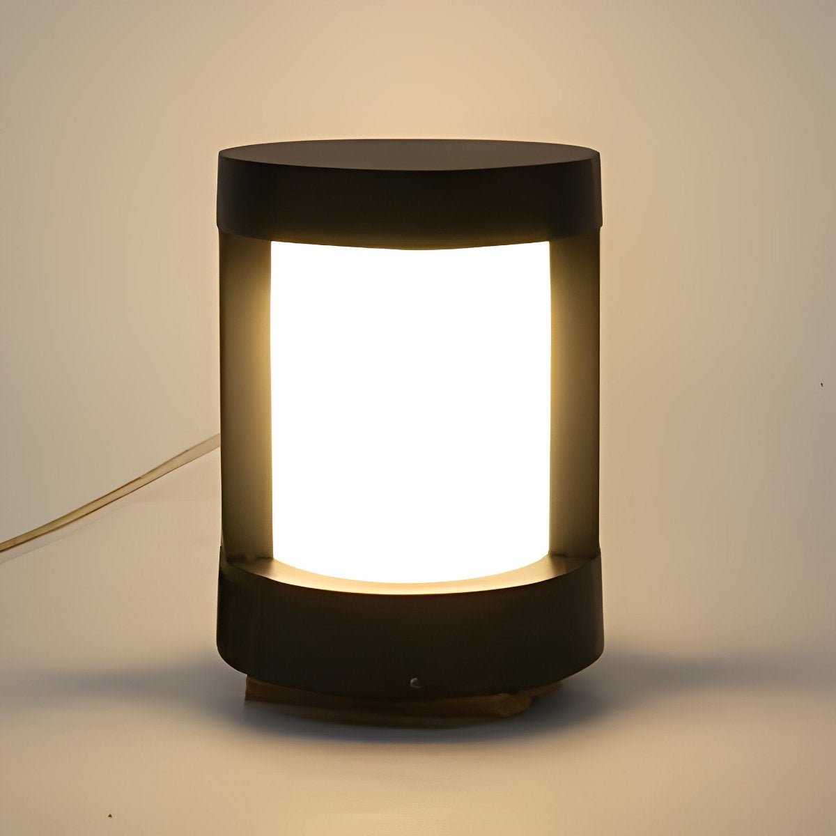 Runde Wasserdichte LED Solar Schwarz – Elegante Außenleuchten Für Jeden Garten 0