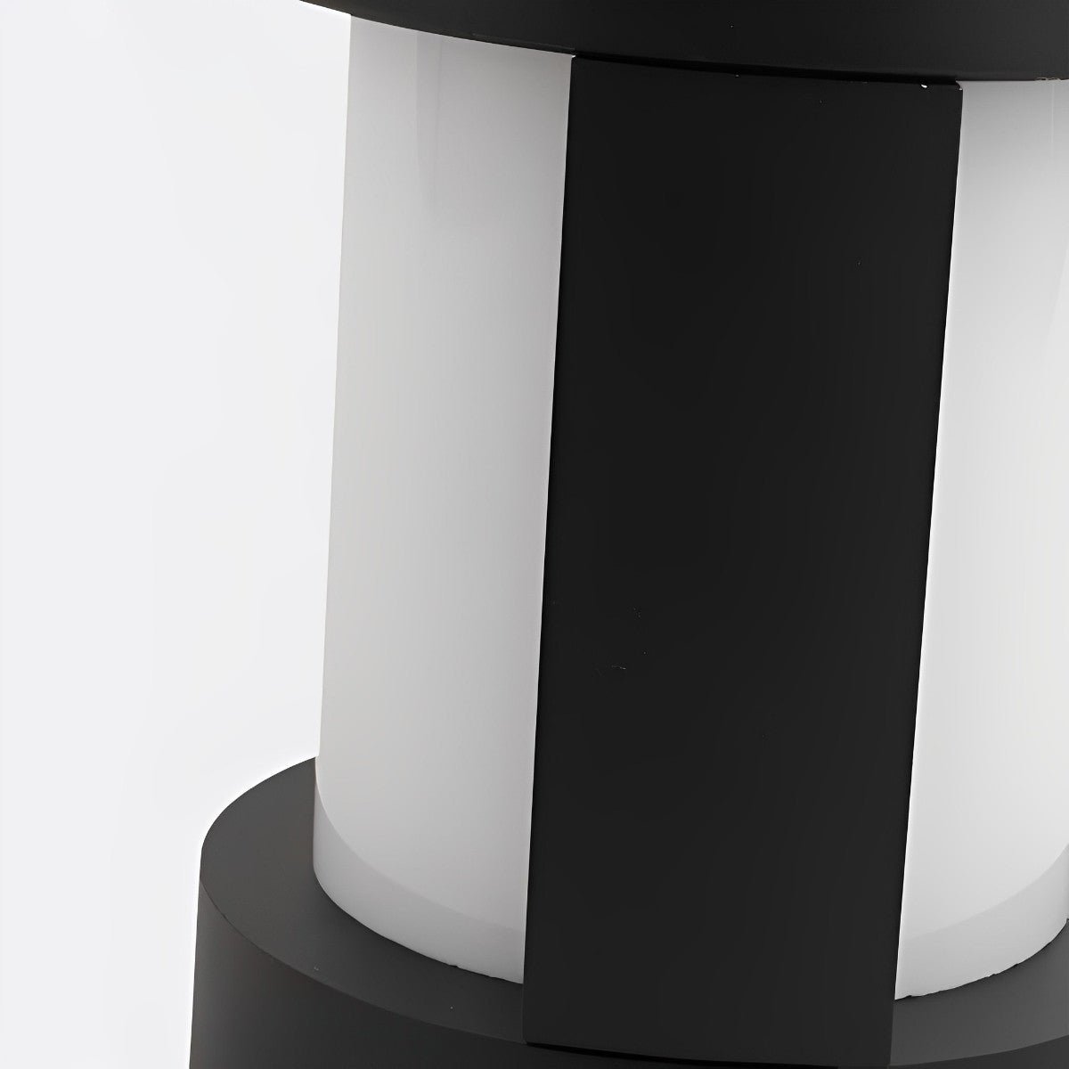 Runde Wasserdichte LED Solar Schwarz – Elegante Außenleuchten Für Jeden Garten 5
