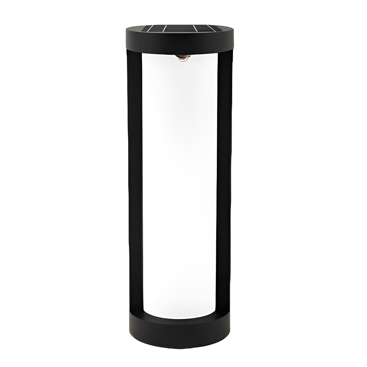 Runde Wasserdichte LED Solar Schwarz – Elegante Außenleuchten Für Jeden Garten 7