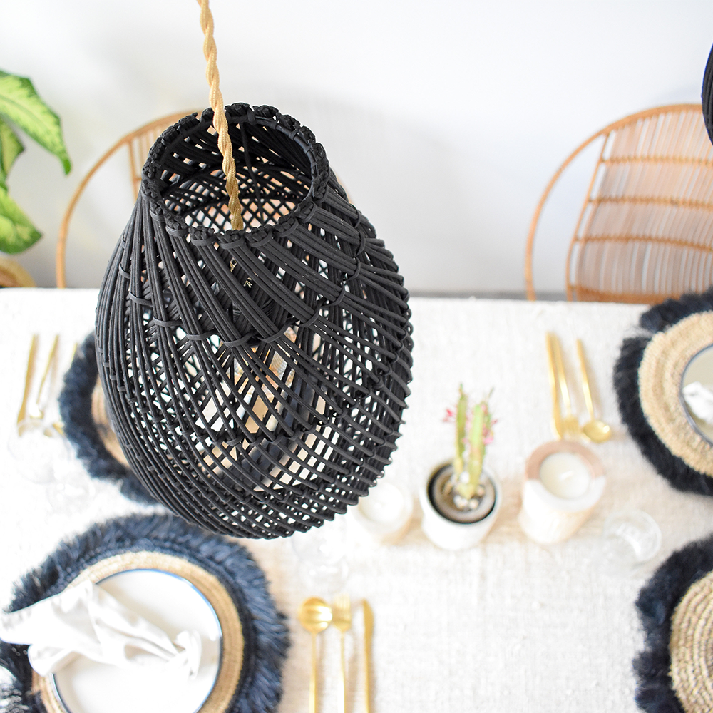 Rustikale Bauernhaus Hängelampe Schwarz – Charmante Beleuchtung für Ihr Esszimmer 8