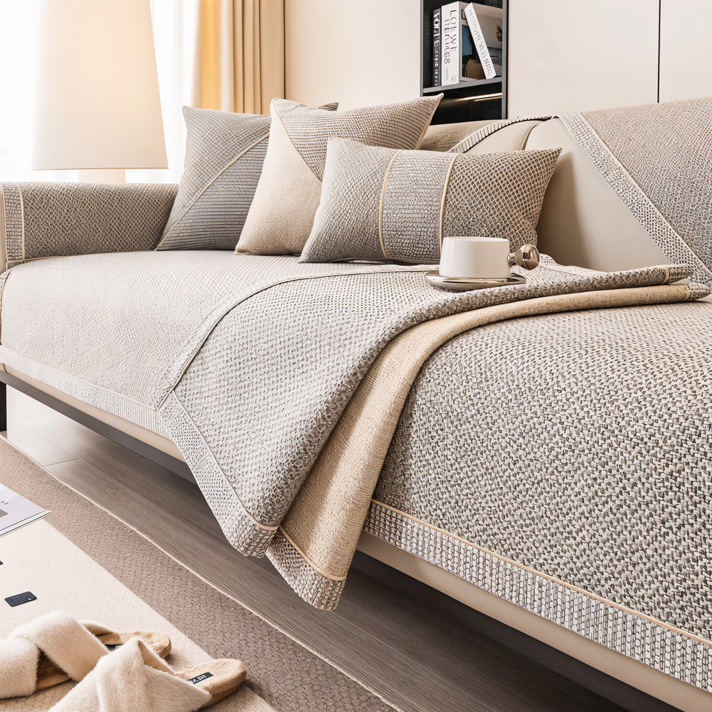 SOLIDE PLAIN Sofabezug Aus Baumwolle – Stilvoller Schutz Für Ihr Sofa 1