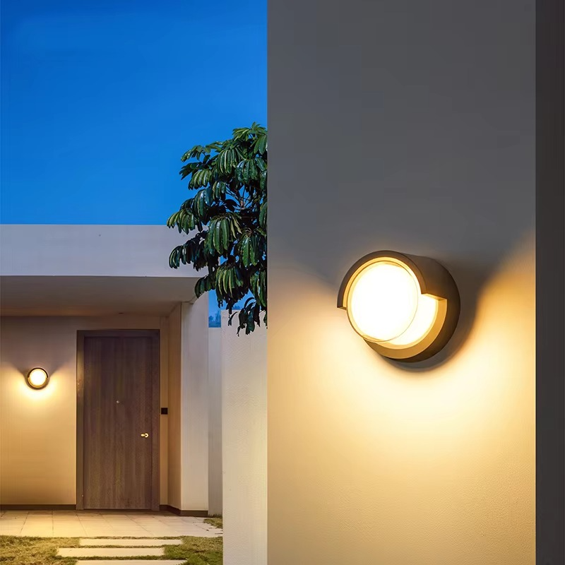 SOLVENA Außen Wandlampe – Elegante Geometrische Formen für Ihren Außenbereich 5
