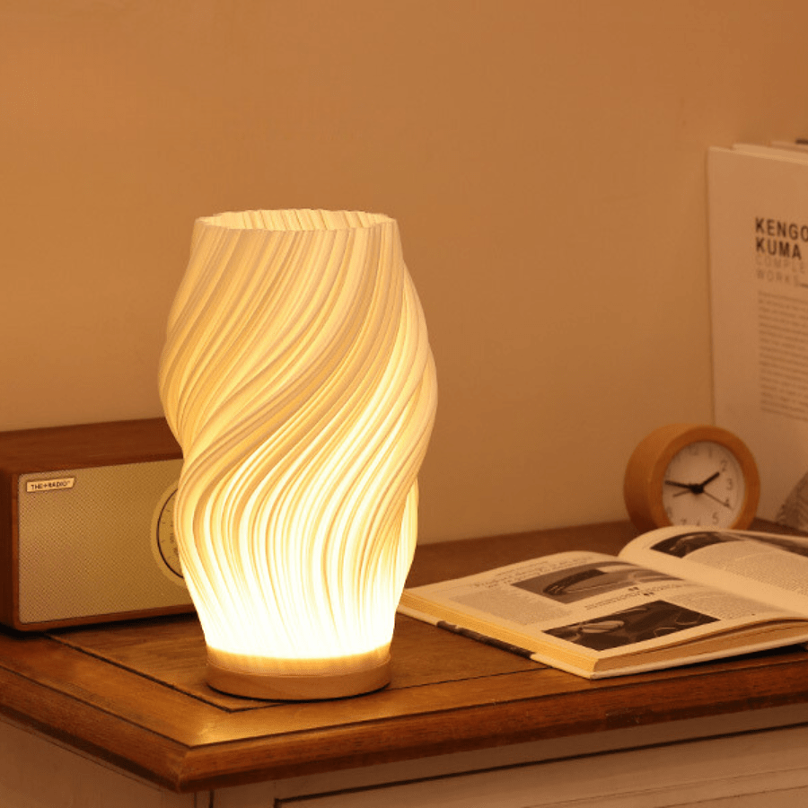 Serene Wavecrest Stehlampe – Wellenförmige Eleganz für Beruhigende Momente 3