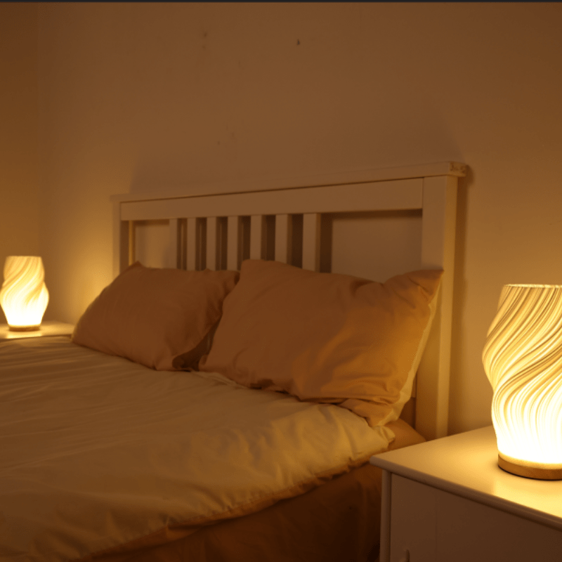 Serene Wavecrest Stehlampe – Wellenförmige Eleganz für Beruhigende Momente 8