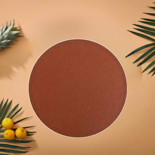 SophistiMat Braunes Leder Tischset Abwaschbar – Stilvolle Eleganz Für Jeden Anlass 1