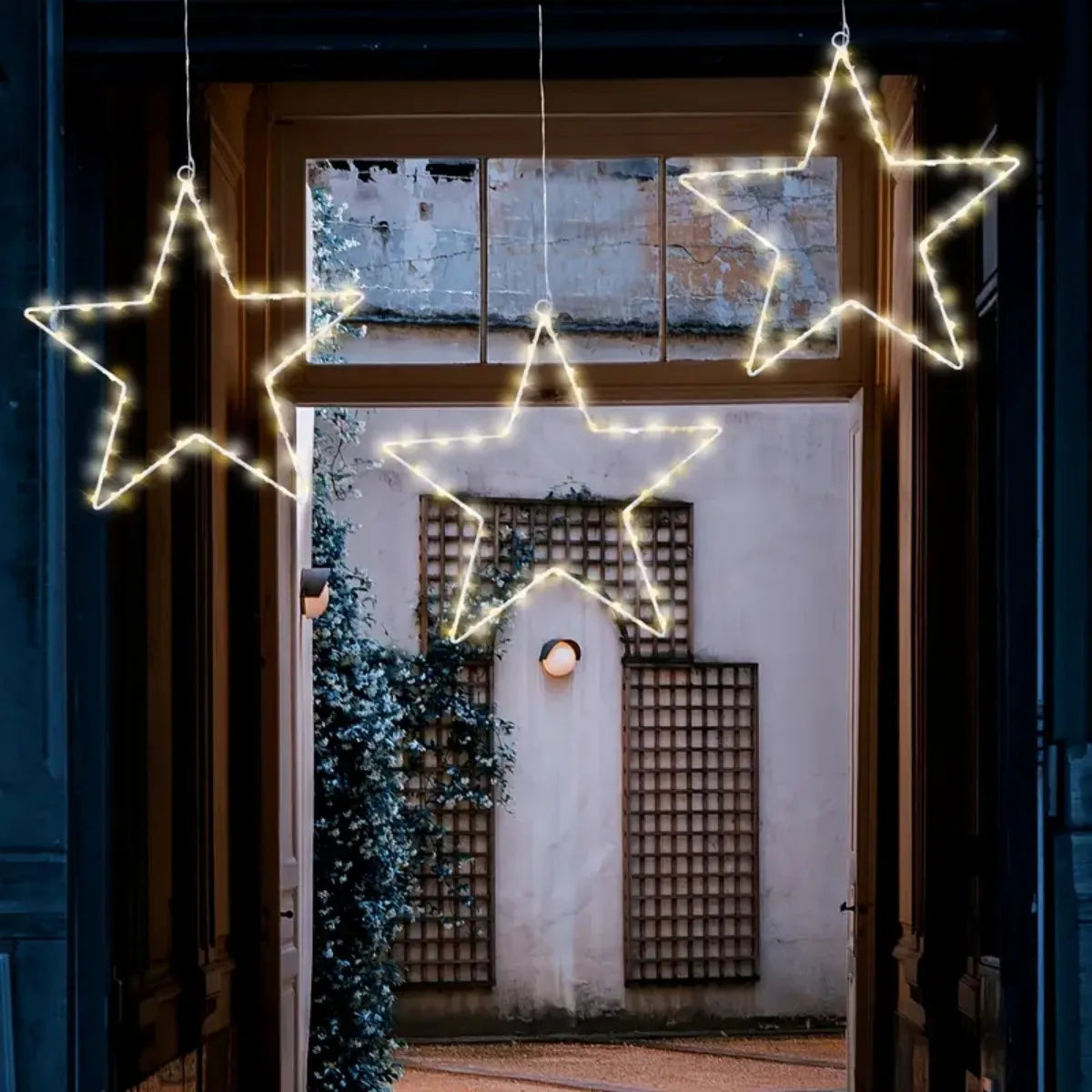 StellaLume Fensterlichter mit Weihnachtssternen – Bezaubernde Beleuchtung für Festliche Stimmung 0