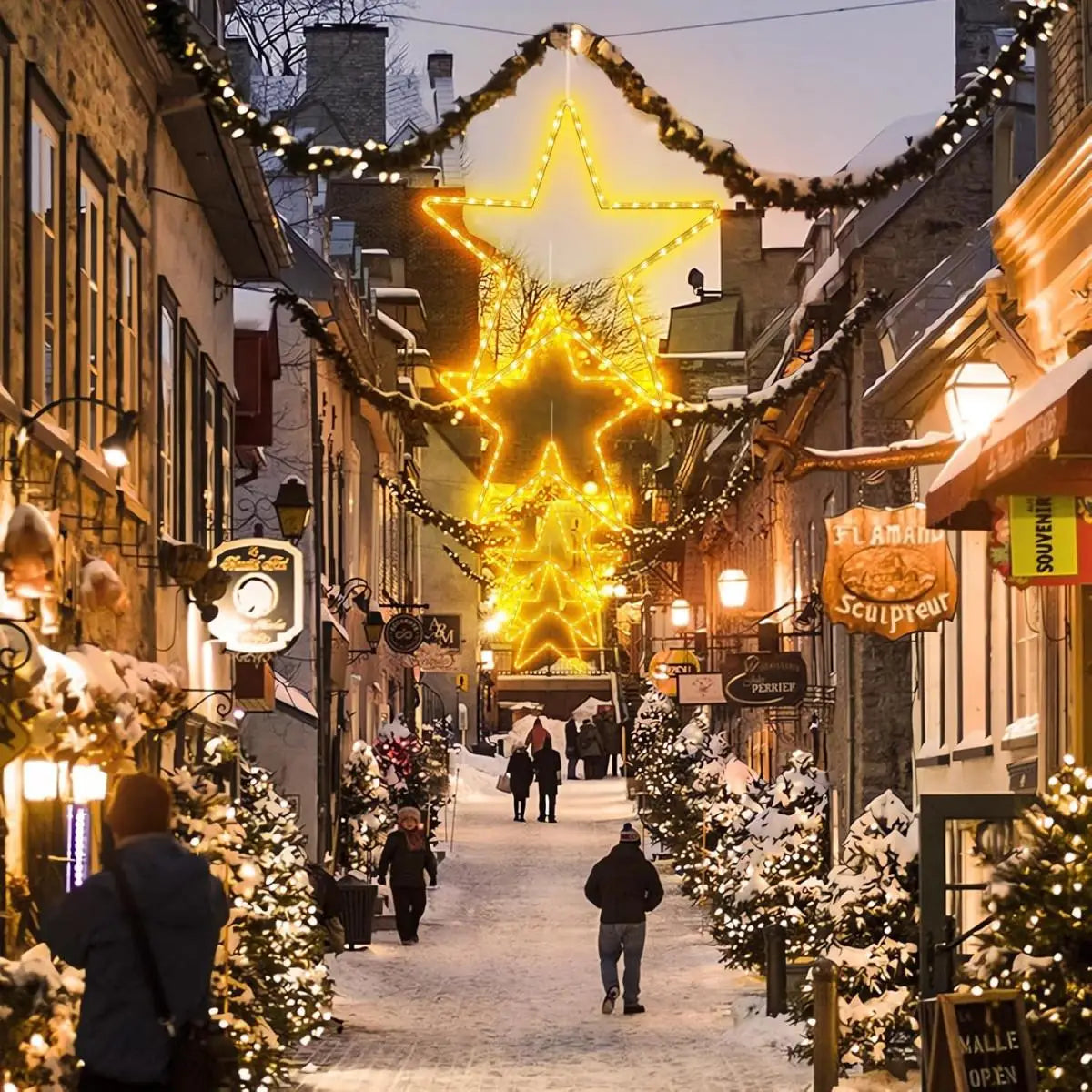 StellaLume Fensterlichter mit Weihnachtssternen – Bezaubernde Beleuchtung für Festliche Stimmung 3