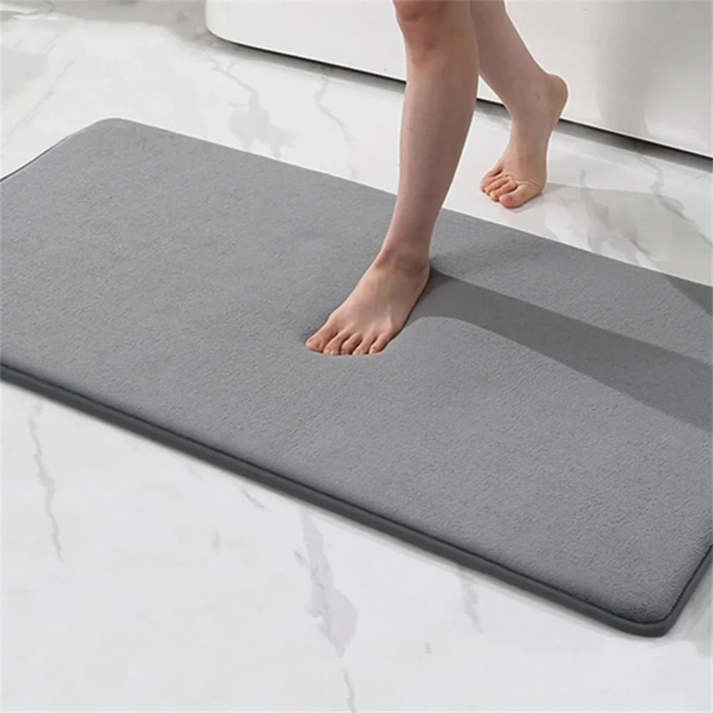 Super Absorbierende Velvet-Anti-Rutsch-Badmatte – Luxuriöse Weichheit Für Ihr Badezimmer 1