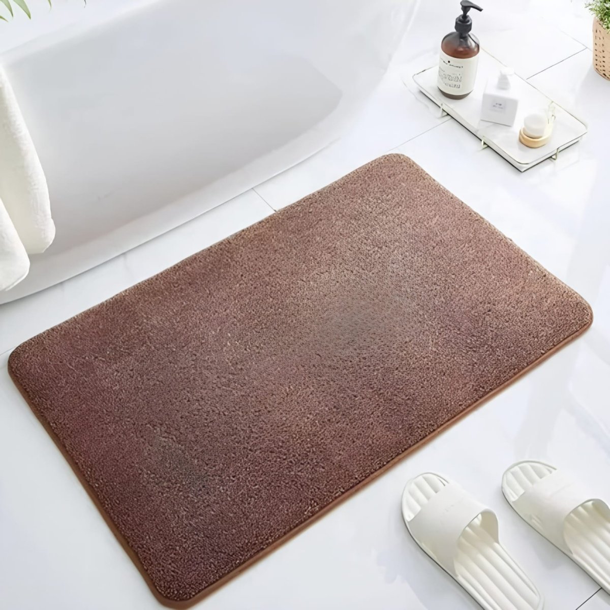 Super Absorbierende Velvet-Anti-Rutsch-Badmatte – Luxuriöse Weichheit Für Ihr Badezimmer 3
