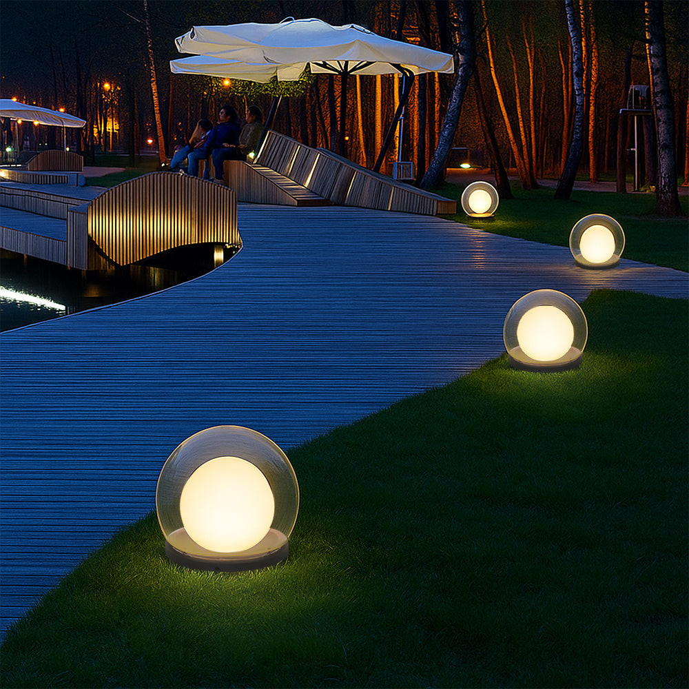 **Thaliora Sonnenenergie Außenlampe – Magische Maanartige Beleuchtung für Ihren Garten** 5