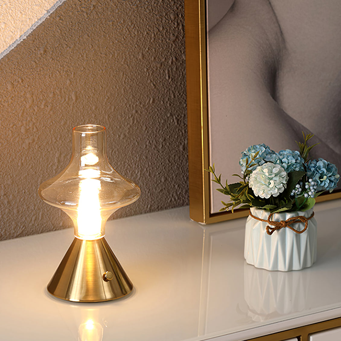 Theater-Tischlampe Mit Akku – Nostalgisches Design Für Elegante Beleuchtung 3