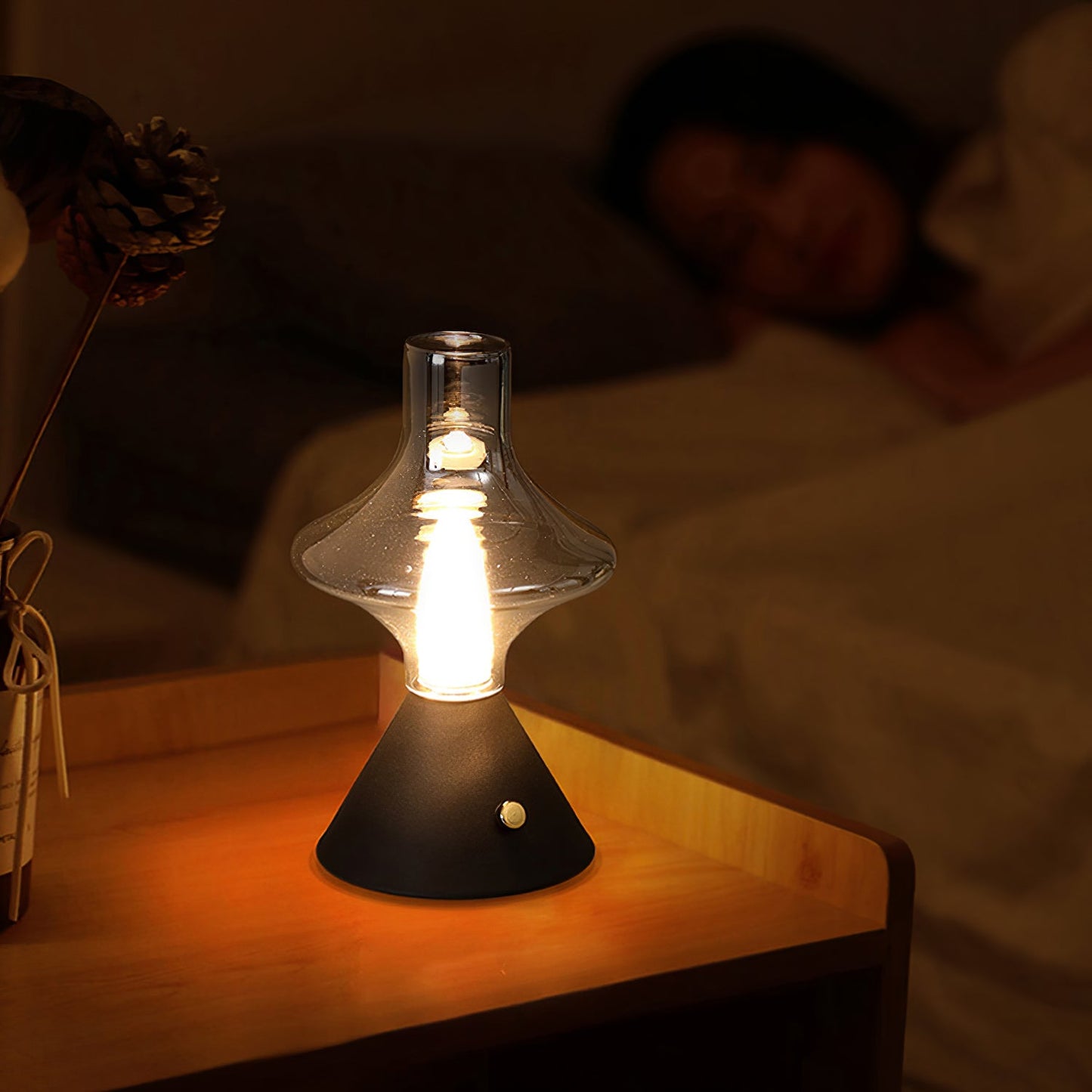 Theater-Tischlampe Mit Akku – Nostalgisches Design Für Elegante Beleuchtung 6