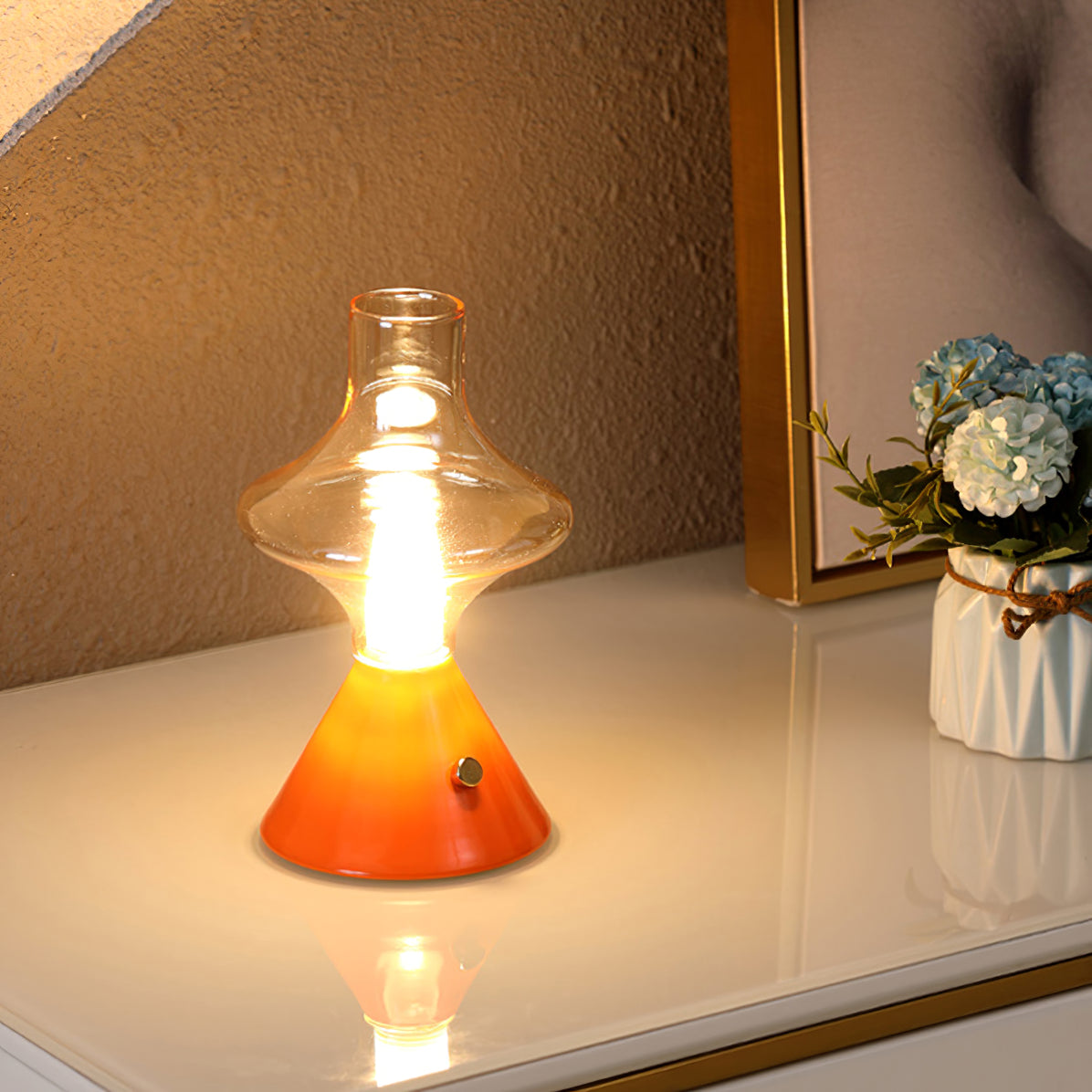 Theater-Tischlampe Mit Akku – Nostalgisches Design Für Elegante Beleuchtung 8