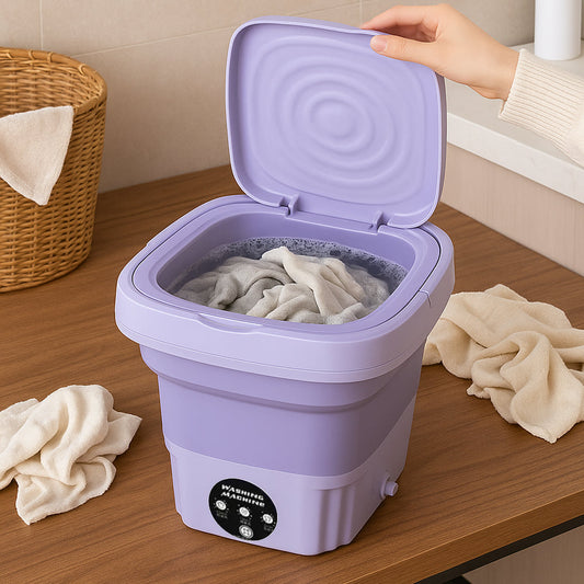 Tragbare Faltbare Waschmaschine mit Trocknungsfunktion – Flexibles Waschen für Unterwegs 1