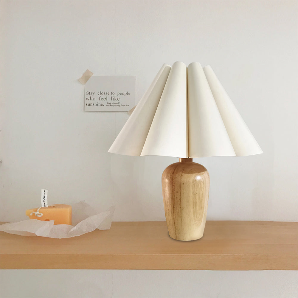 Vintage Fluted Beige Tischlampe – Stilvolle Beleuchtung Für Ihr Zuhause 6
