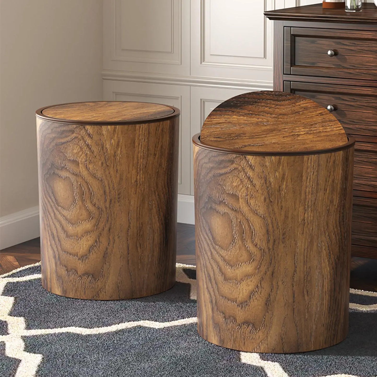 Vintage Swing Deckel Mülleimer – Stilvolles Design Für Ihre Räume 3