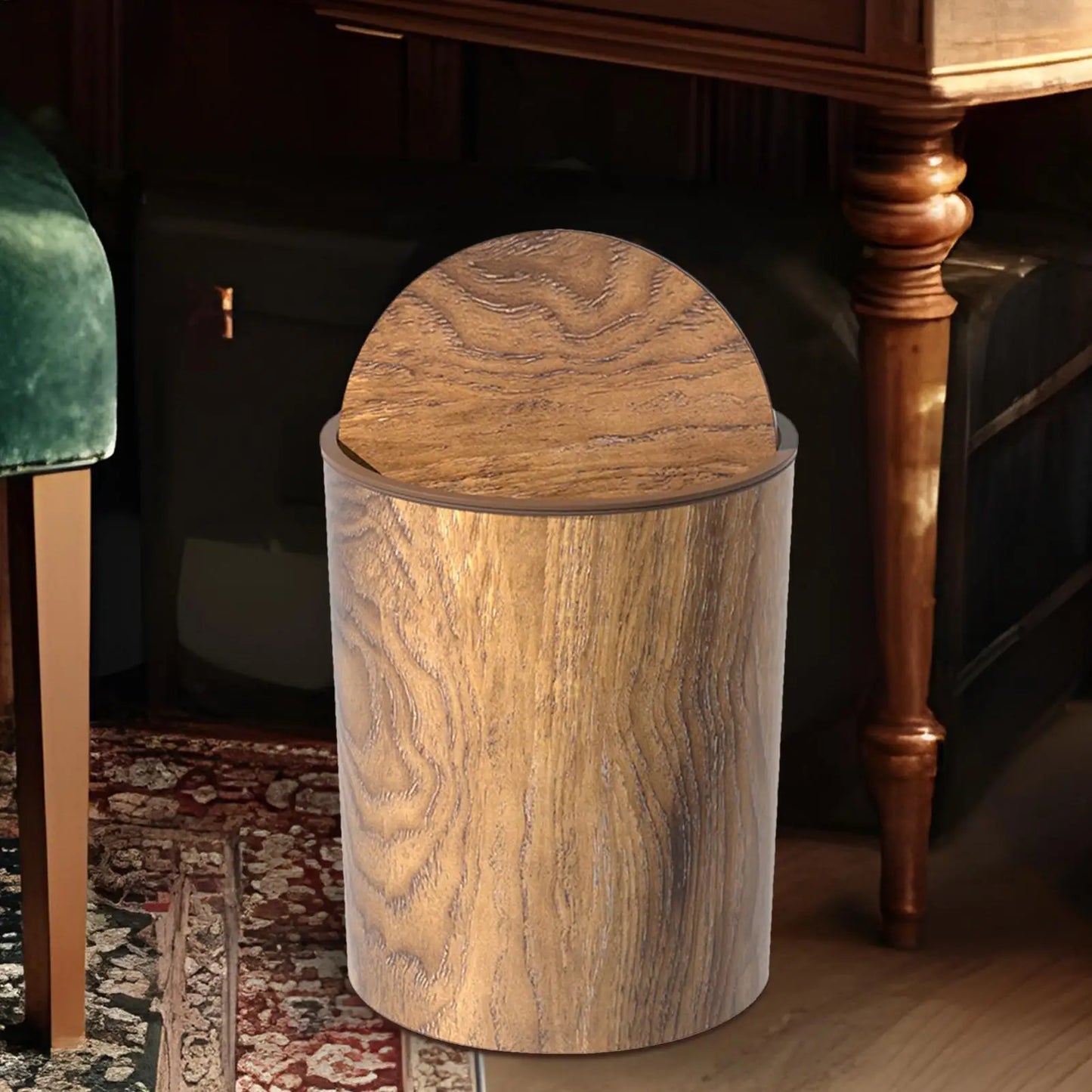 Vintage Swing Deckel Mülleimer – Stilvolles Design Für Ihre Räume 4