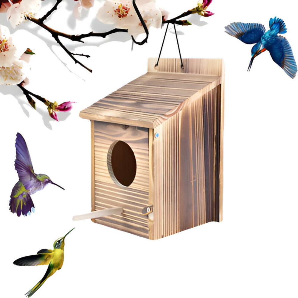 Vogelhaus Wetterfest Aus Holz – Perfekte Brutstätte Für Ihren Garten 3