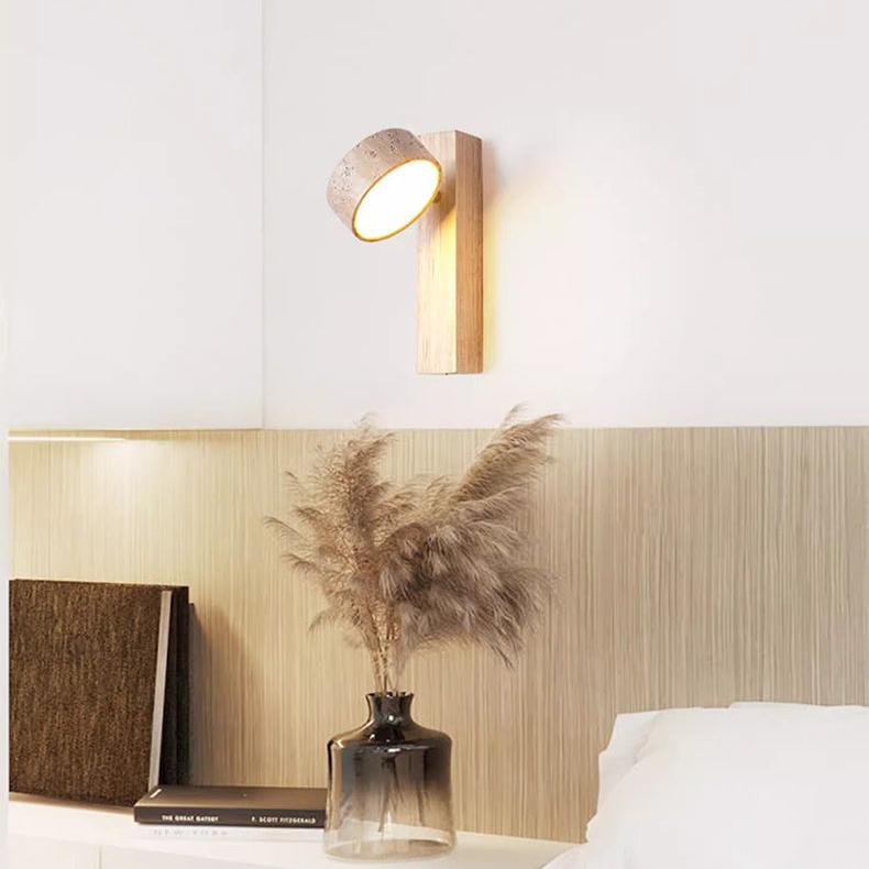 **WABI SABI TRAVERTINWANDLAMPE** – **Elegantes Design mit Sanftem Licht** 2