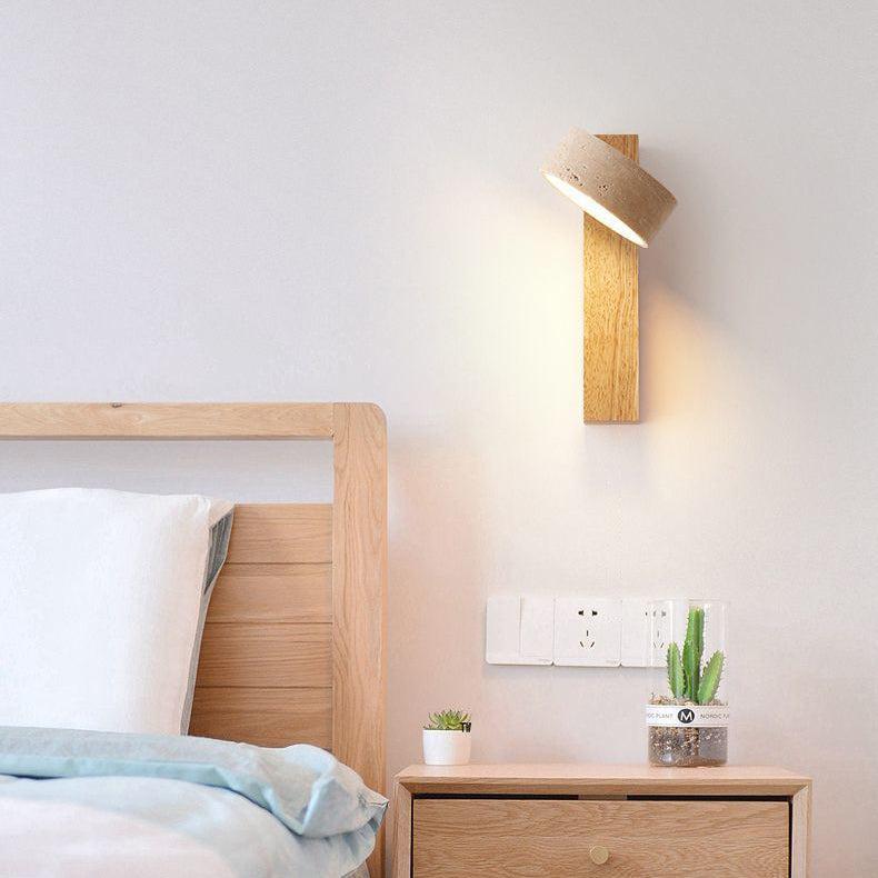 **WABI SABI TRAVERTINWANDLAMPE** – **Elegantes Design mit Sanftem Licht** 6