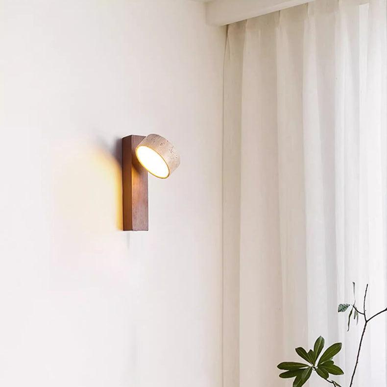 **WABI SABI TRAVERTINWANDLAMPE** – **Elegantes Design mit Sanftem Licht** 7