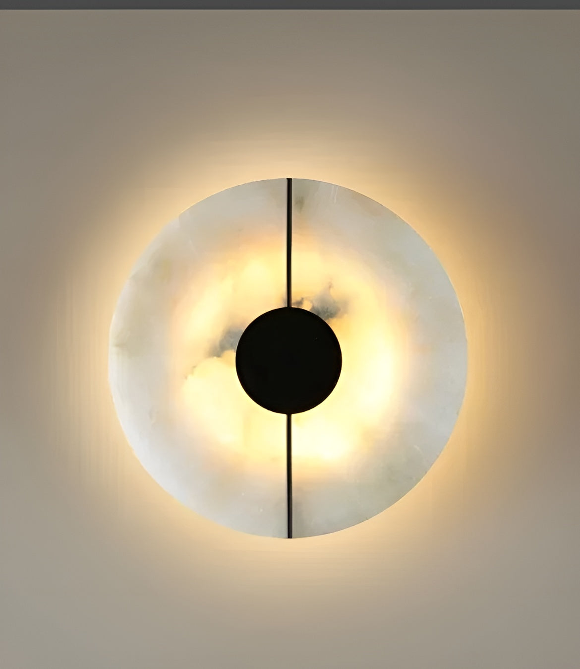 WabiGlow LED Wandlampe Schwarz Marmor – Elegante Akzentbeleuchtung für Ihr Zuhause 0