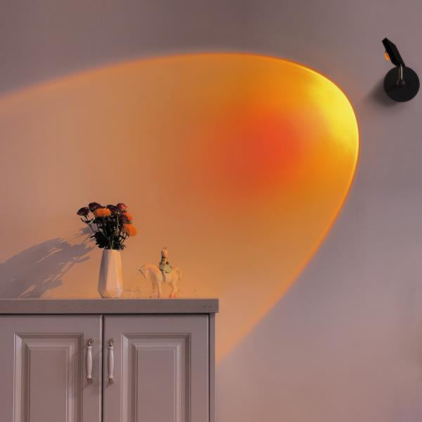 Wandlampe Sonnenuntergang – Farbenfrohe Lichtprojektion für Stimmungsvolle Räume 4