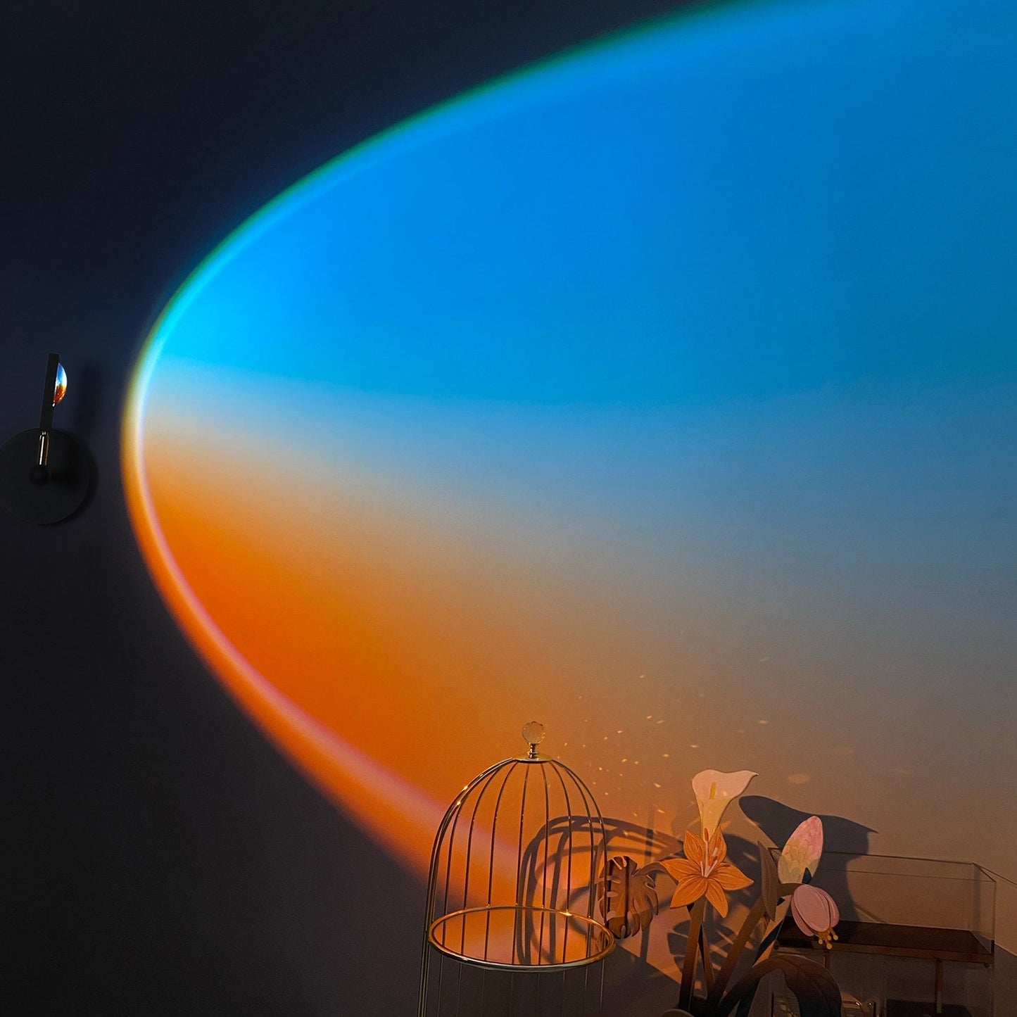 Wandlampe Sonnenuntergang – Farbenfrohe Lichtprojektion für Stimmungsvolle Räume 5