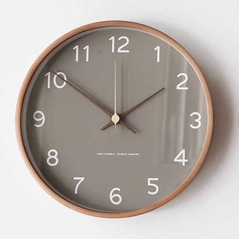 Wanduhr Aus Holz Rund – Stilvolle Zeitmessung Für Einladende Räume 0