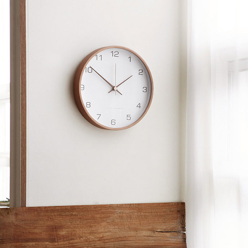 Wanduhr Aus Holz Rund – Stilvolle Zeitmessung Für Einladende Räume 4