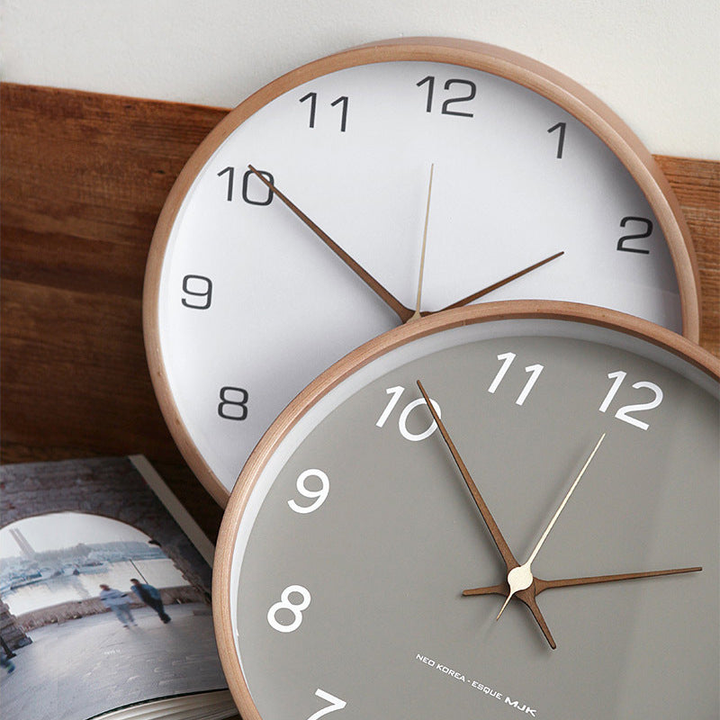Wanduhr Aus Holz Rund – Stilvolle Zeitmessung Für Einladende Räume 5