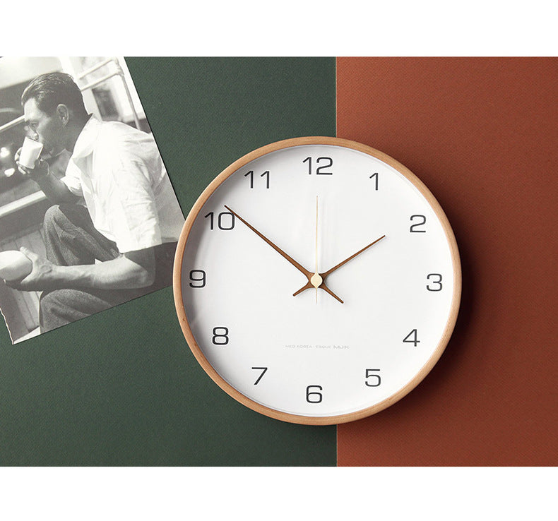 Wanduhr Aus Holz Rund – Stilvolle Zeitmessung Für Einladende Räume 8