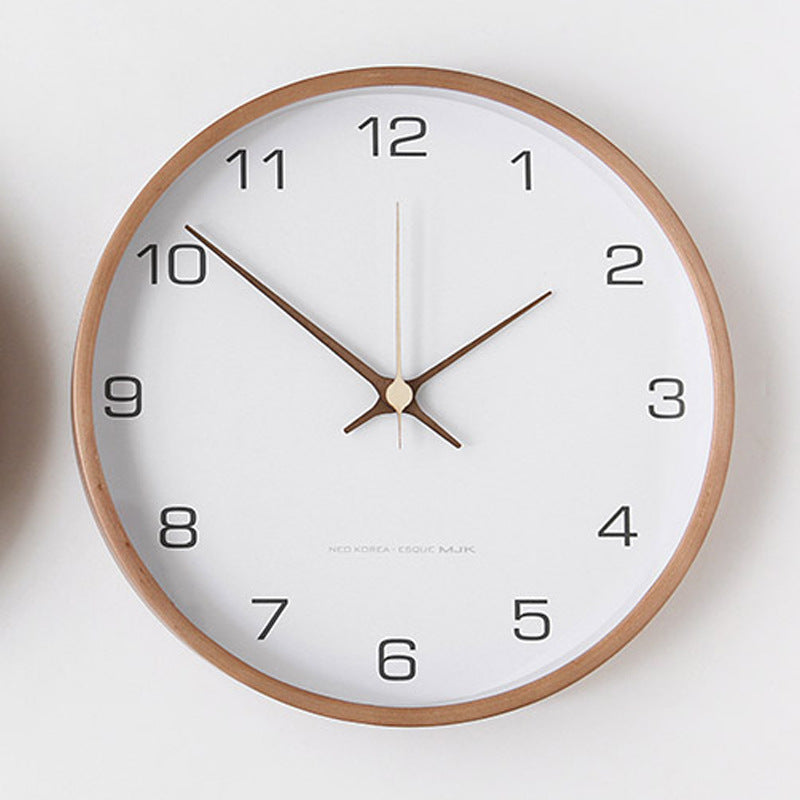 Wanduhr Aus Holz Rund – Stilvolle Zeitmessung Für Einladende Räume 9