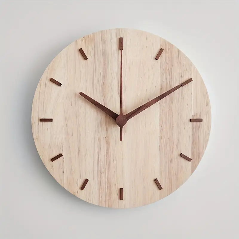 Wanduhr Aus Walnussholz – Stilvolles Design Mit Naturbelassenem Charme 2