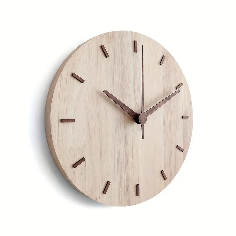 Wanduhr Aus Walnussholz – Stilvolles Design Mit Naturbelassenem Charme 3