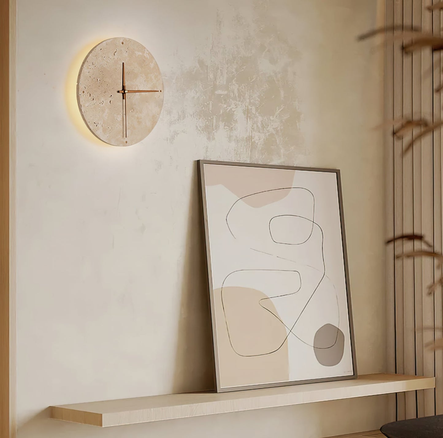 Wanduhr Travertin Lampe – Stilvolle Beleuchtung Für Ihr Zuhause 6