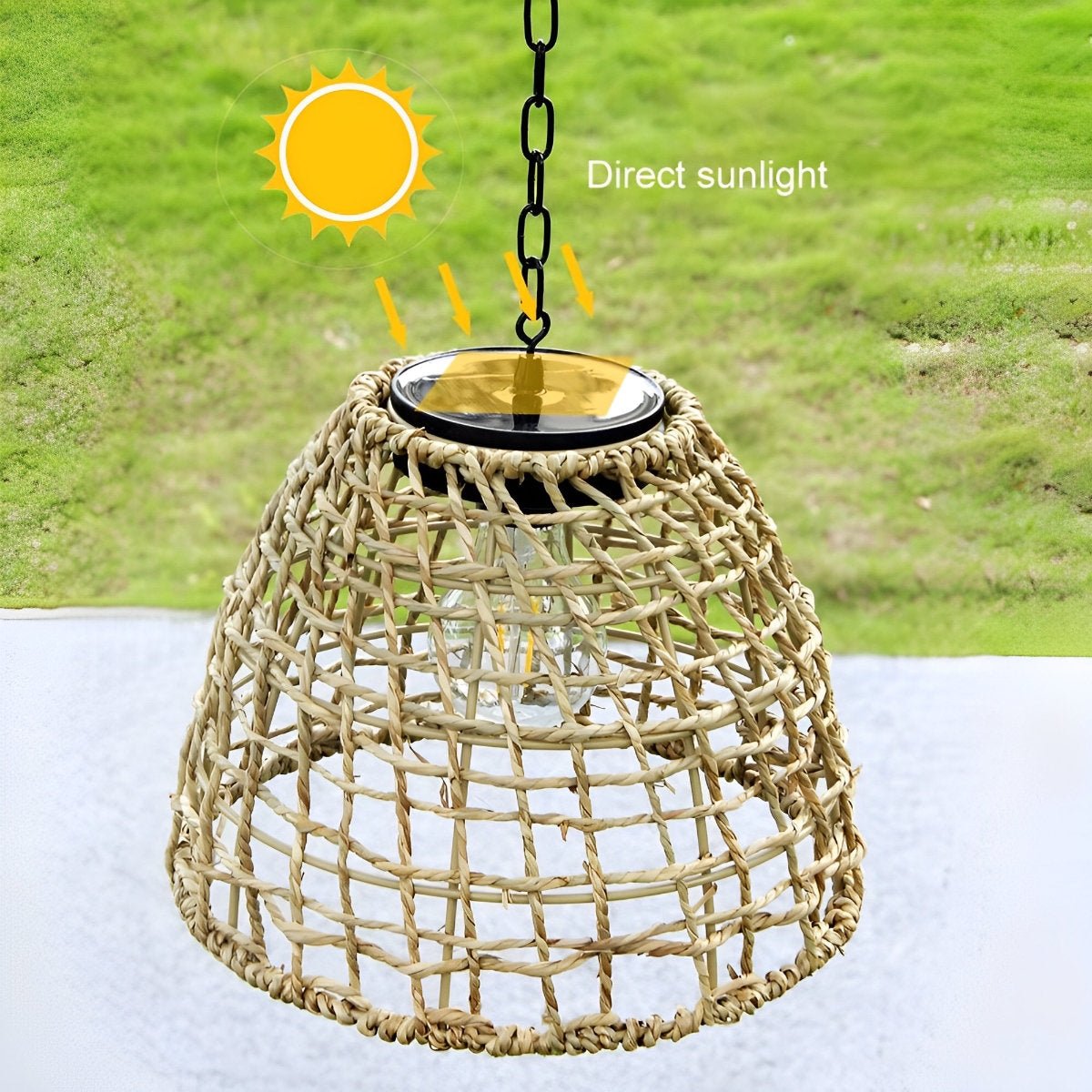 Wasserdichte Solar Glockenlaternen – Elegante Beleuchtung für Ihren Garten 5