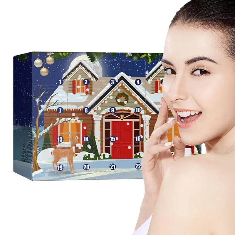 Weihnachtsab Adventskalender – Charmante Miniaturhäuser Mit LED-Beleuchtung 0