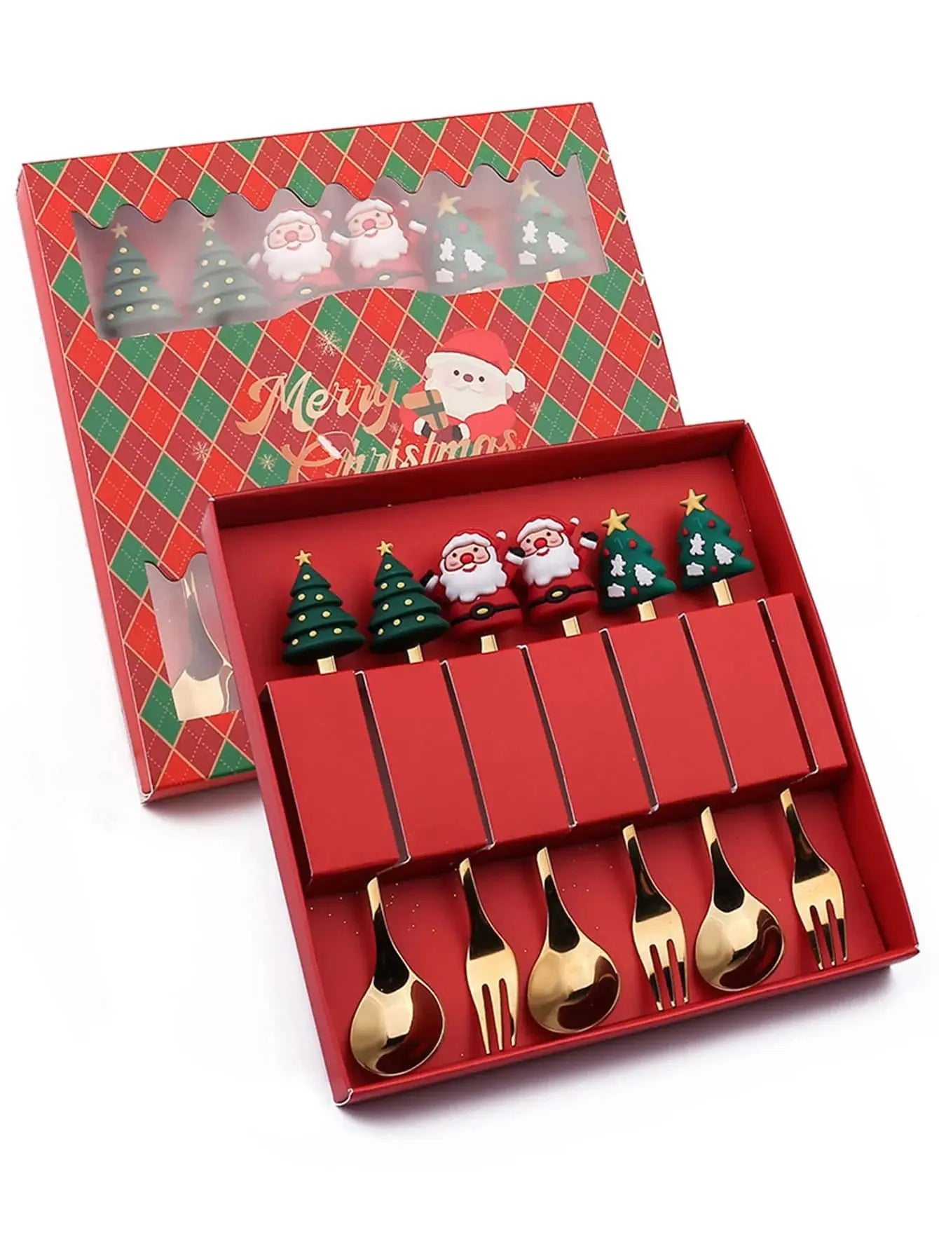 Weihnachtsgabel und Löffel Set – Festliche Atmosphäre für Besondere Anlässe 12