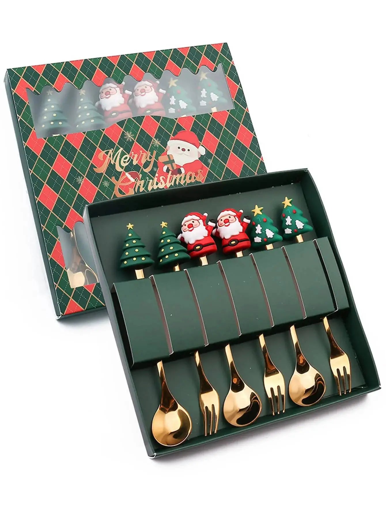 Weihnachtsgabel und Löffel Set – Festliche Atmosphäre für Besondere Anlässe 5