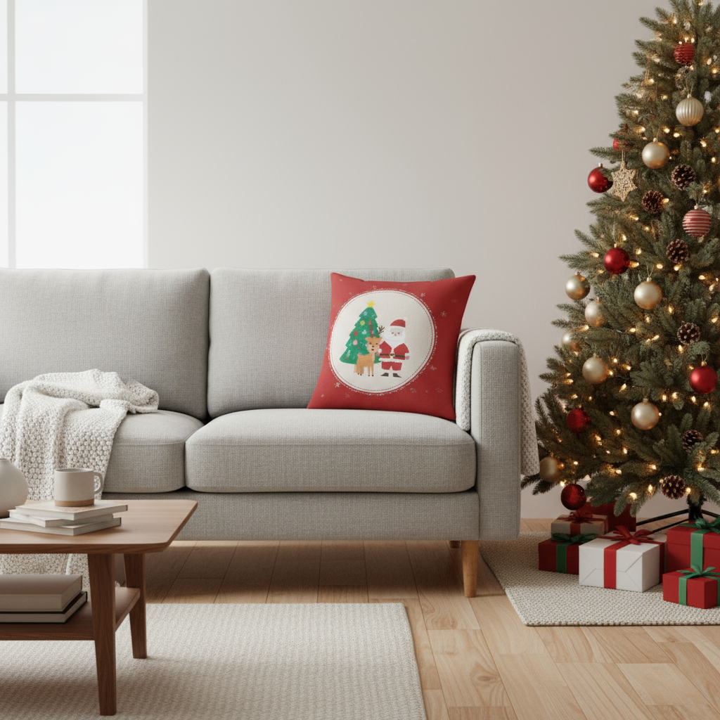**Weihnachtskissenbezug 40x40** – Festliche Atmosphäre für Ihr Zuhause 3